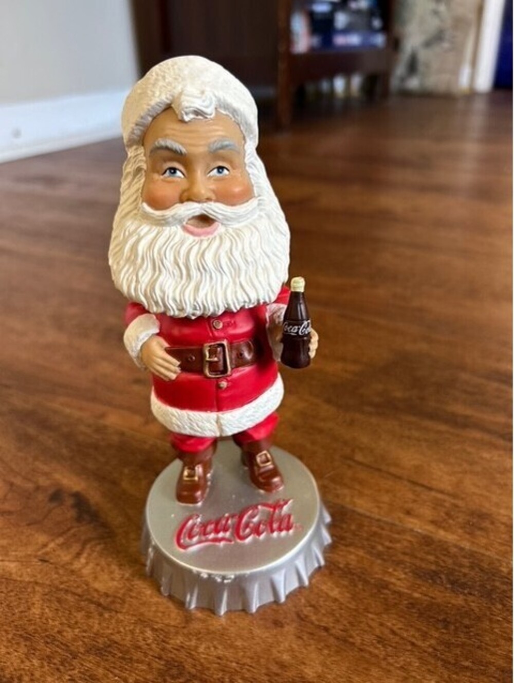 Vintage Coca-Cola Santa Claus Collectible Figurine by Hardee's